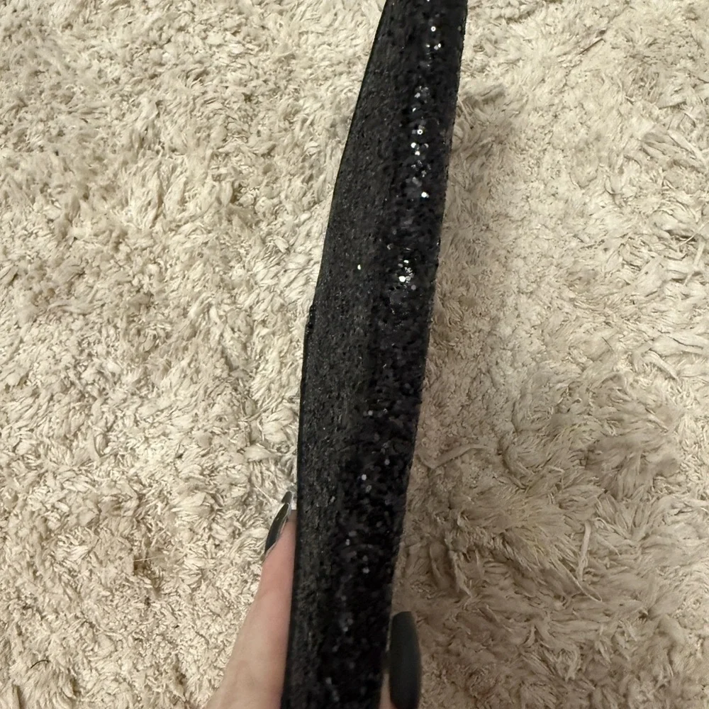 Tory Burch Sparkling Black Clutch